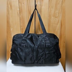 Gaiam Yoga Bag Sport To Street Black Yoga Mat Storage Pockets Shoulder Strap